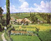 Camille Pissarro Pang plans scenery Schwarz oil painting reproduction